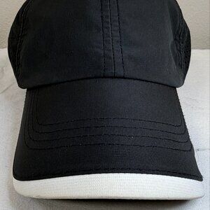 Nike Dri-FIT Men's Black Adjustable Lightweight Running Cap Training Hat Siz M/L